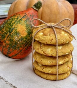Tekvicová cheesecake cookie